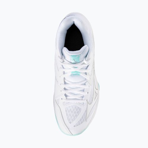 Damen-Volleyballschuhe Mizuno Thunder Blade Z Mid white/blue tint