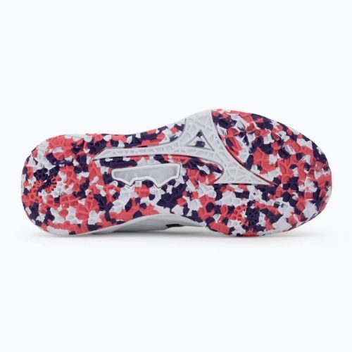 Handballschuhe Mizuno Wav Stealth Neo 2 white/violet indigo/camellia rose