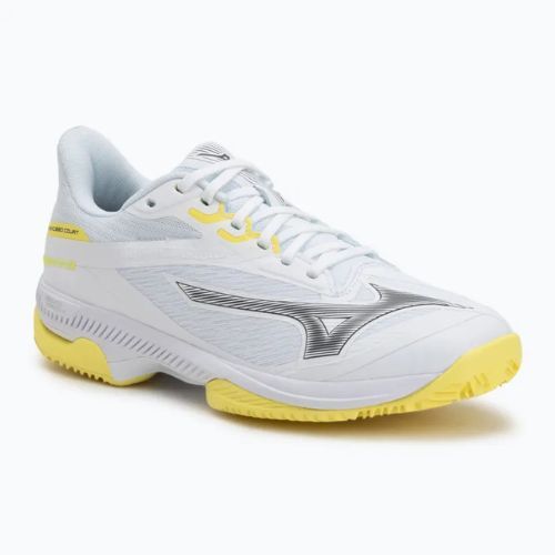 Damen-Padel-Schuhe Mizuno Wave Exceed Court Padel W white/black sand/lemon tonic