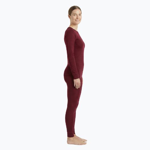Damen Thermo-Unterwäsche-Set WOOLCANO Merino SET0543 burgundy