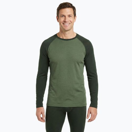 Herren-Thermounterwäsche-Set WOOLCANO Merino thermoaktiv SET0978 khaki