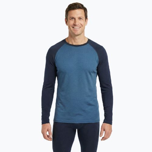 Herren Merino-Thermounterwäsche-Set WOOLCANO SET0978 blue