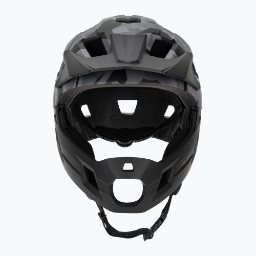 Kinderfahrradhelm ATTABO Predator full face gray