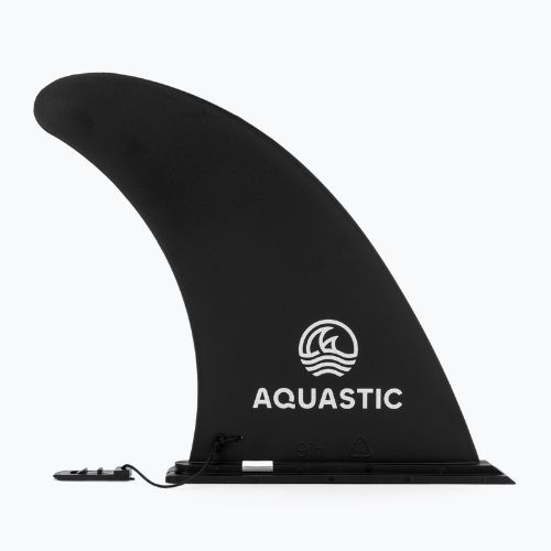 Finne für SUP-Boards AQUASTIC SLIDE-IN 9" Schwarz