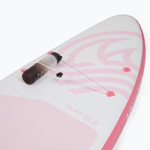 Set Paddleboard SUP aufblasbar AQUASTIC Taupo 10'8" allround pink