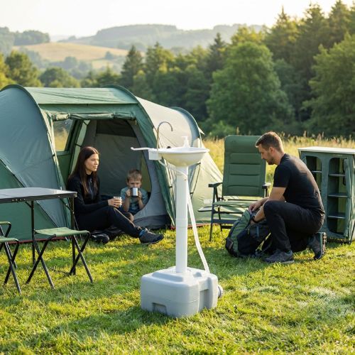Camping-Waschbecken KADVA ViaAlta Grau