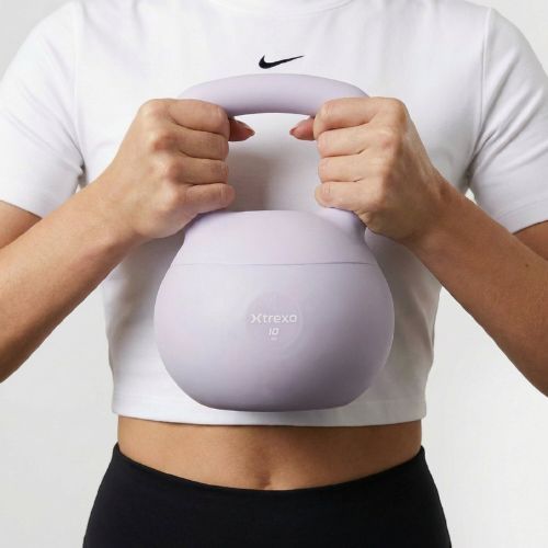 Weiche Kettlebell XTREXO 10 kg purple