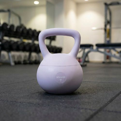 Kettlebell SOFT XTREXO 10 kg lila