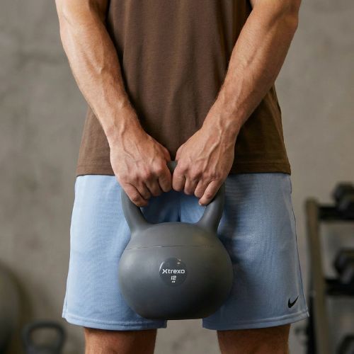 Kettlebell SOFT XTREXO 12 kg grau