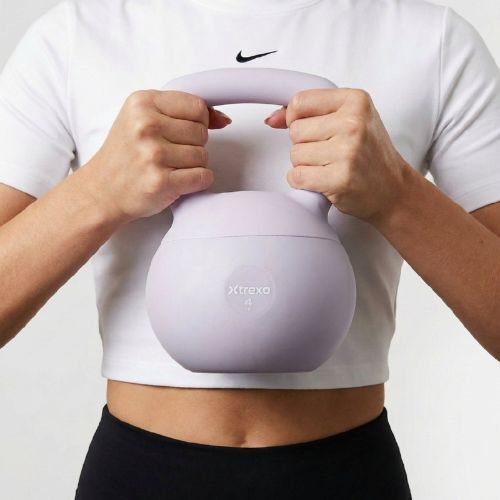Soft-Kettlebell XTREXO 4 kg Lila