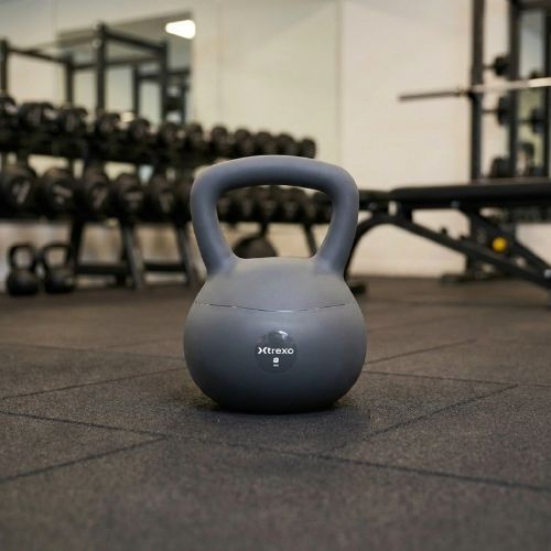 Soft-Kettlebell XTREXO 8 kg Grau
