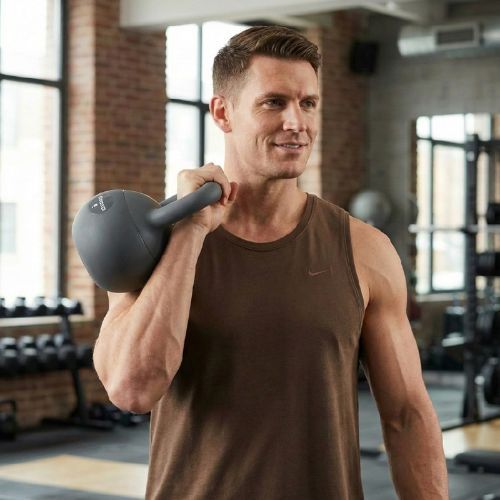 Weiche Kettlebell XTREXO 8 kg grey