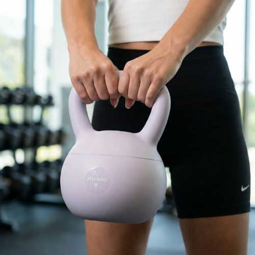 Kettlebell SOFT XTREXO 8 kg lila