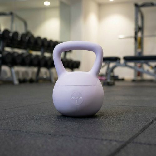 Kettlebell SOFT XTREXO 8 kg lila