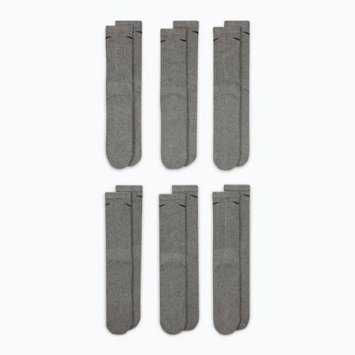 Socken Nike Everyday Cushioned 6er-Pack carbon heather/black