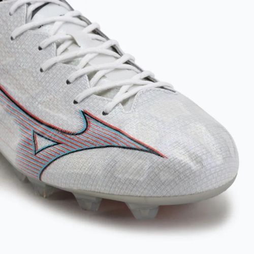 Herren Fußballschuhe Mizuno Alpha JP white/ignition red/801 c