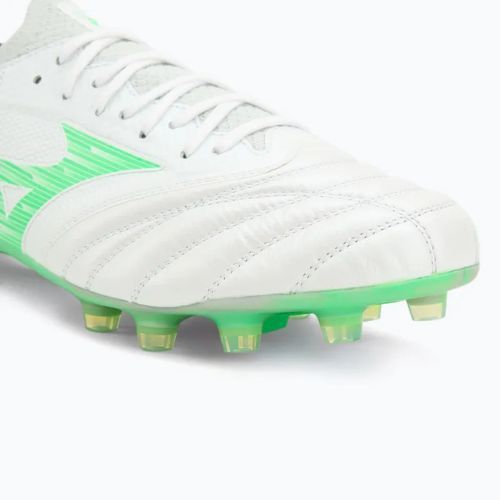 Herren-Fußballschuhe Mizuno Morelia Neo IV Β Elite MD white/neon green/cool gray 3c