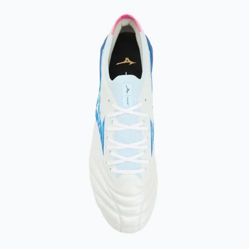 Herren Fußballschuhe Mizuno Morelia Neo IV β Japan Fg white/tanager turquoise/pink tetra