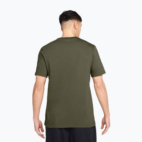 Herren T-Shirt Nike Sportswear Club medium olive/parachute beige