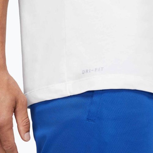 Herren-T-Shirt Nike Dri-Fit smoky white/black