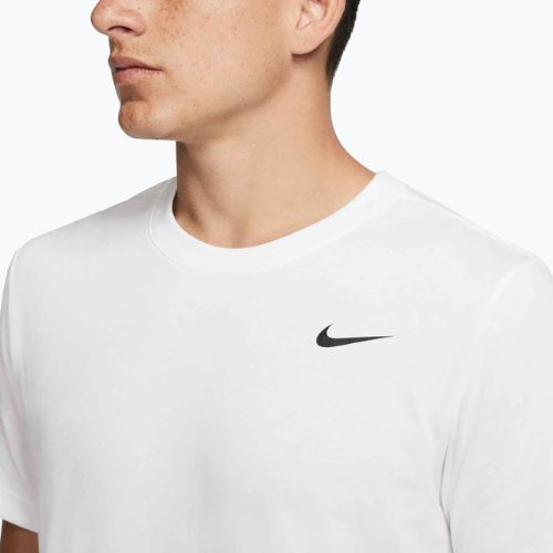 Herren-T-Shirt Nike Dri-Fit smoky white/black