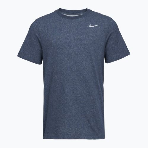 Herren-T-Shirt Nike Dri-Fit smokey obsidian heather/matte silver