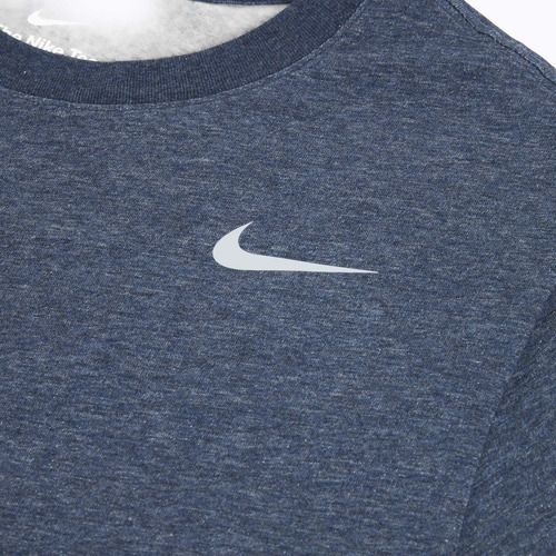 Herren-T-Shirt Nike Dri-Fit smokey obsidian heather/matte silver