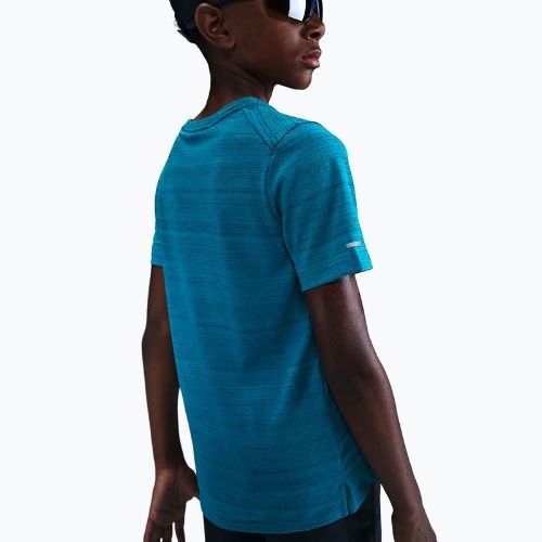 Kinder-Trainingsshirt Nike Dri-Fit Miler green abyss/green abyss
