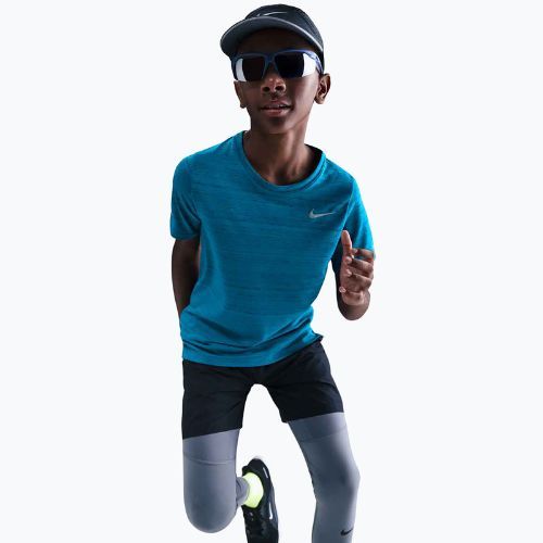 Kinder-Trainingsshirt Nike Dri-Fit Miler green abyss/green abyss