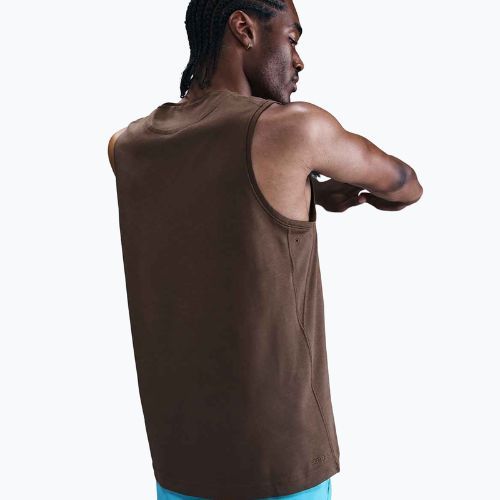 Herren T-Shirt Nike Primary Dri-Fit Versatile baroque brown/baroque brown