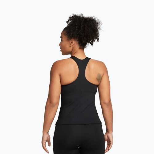 Damen-Oberteil Nike Swoosh Medium Support Bra black/black/white