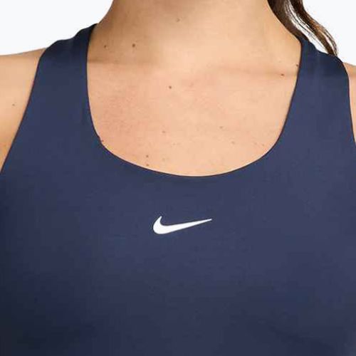 Damen-Sport-BH Nike Swoosh Medium Support Bra midnight navy/white