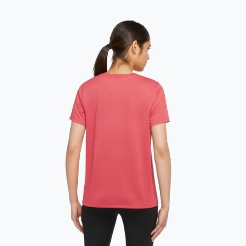 Damen-Trainingsshirt Nike Dri-Fit sea coral/white
