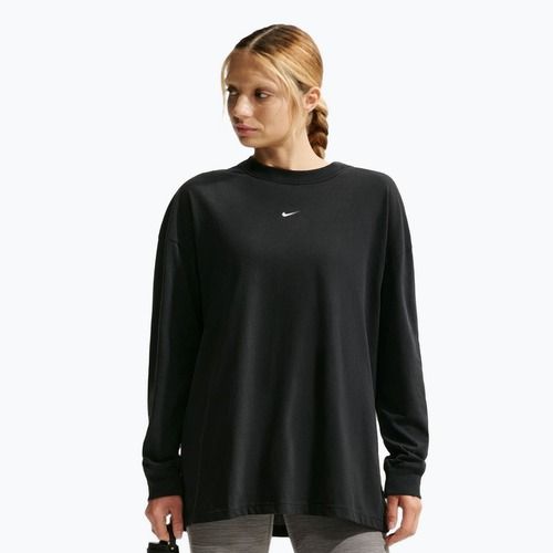 Damen-Longsleeve Nike Dri-Fit black/white