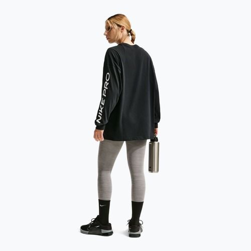 Damen-Longsleeve Nike Dri-Fit black/white
