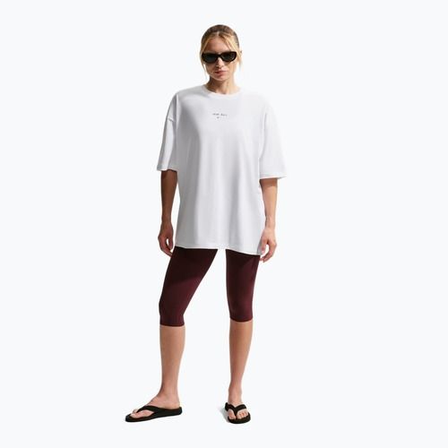 Damen-T-Shirt Nike Dri-Fit white/black/black