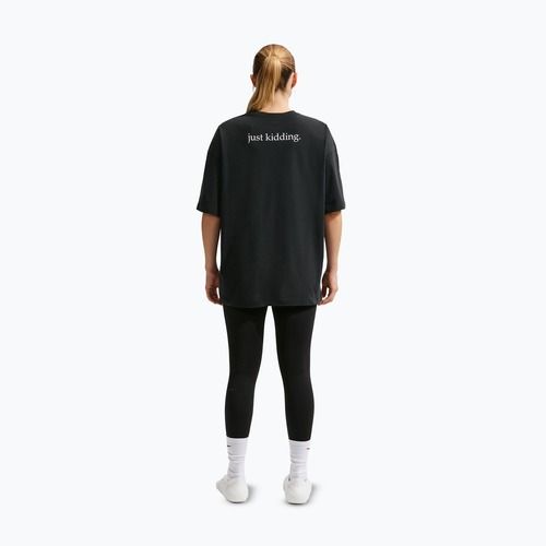 Damen-T-Shirt Nike Dri-Fit black/white/white