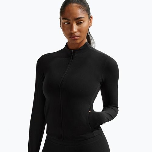 Damen-Trainings-Longsleeve Nike Zenvy Dri-Fit Full Zip black/cool grey