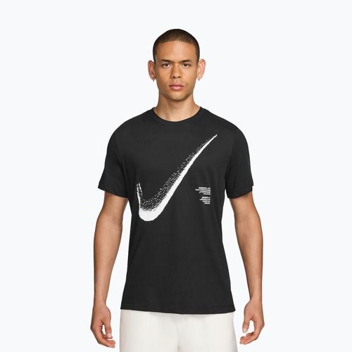 Herren Trainings-T-Shirt Nike HBR Dri-FIT Black/White