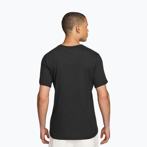 Herren Trainings-T-Shirt Nike HBR Dri-FIT Black/White