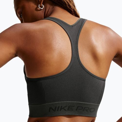 Damen-T-Shirt Nike Pro Seamless Dri-Fit Cropped dark