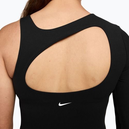 Damen-Trainingsshirt Nike Zenvy Dri-Fit One Sleeve Top black/white/cool grey