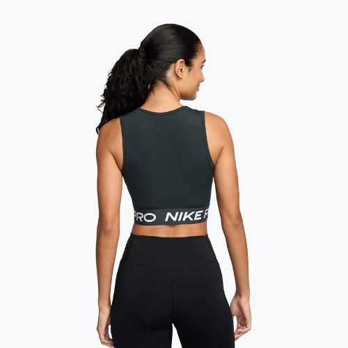 Damen-Trainingsshirt Nike Pro Dri-Fit seaweed/white