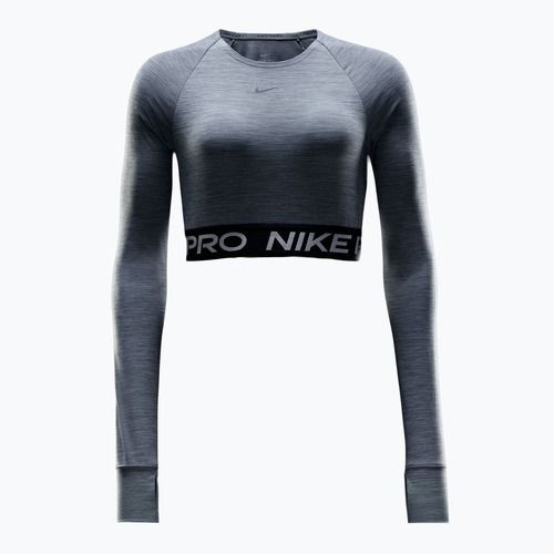 Damen-Trainings-Longsleeve-Top Nike Pro 365 Dri-Fit smoke grey/heather