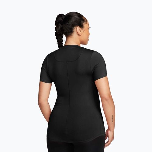 Damen T-Shirt Nike One Maternity Dri Fit Slim-Fit black/white