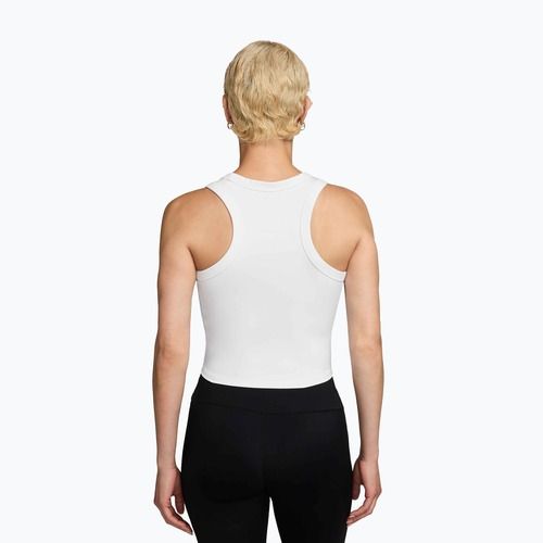Damen-Tanktop Nike One Fitted Dri-Fit Cropped Tank thunder white/black