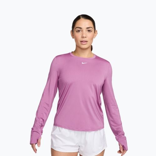Trainings-Langarmshirt Nike One Classic Dri-Fit light magenta/white