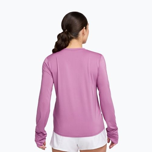 Trainings-Langarmshirt Nike One Classic Dri-Fit light magenta/white