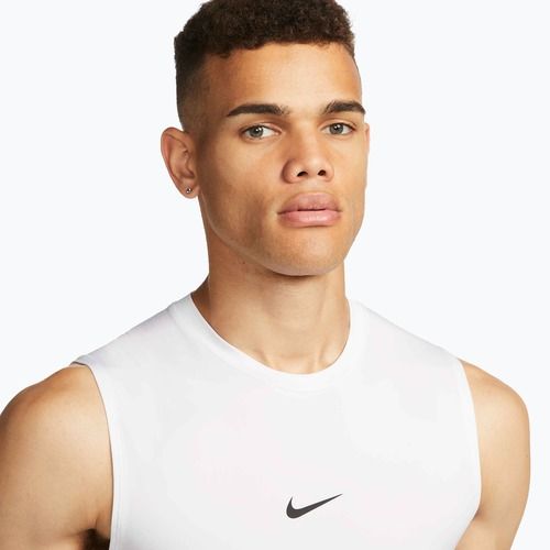Herren Tanktop Nike Pro Dri-Fit Tight Fitness white/black