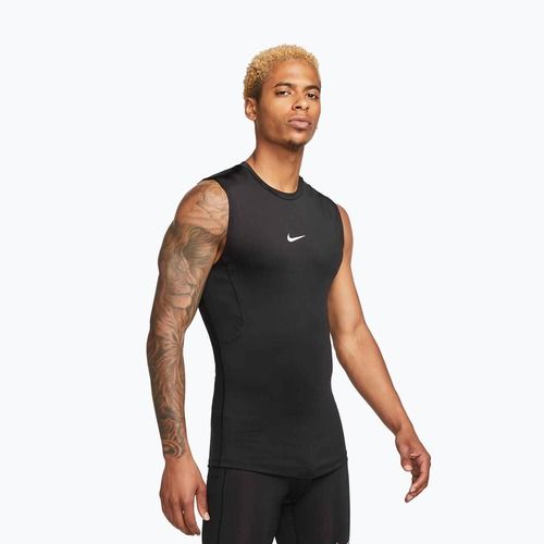 Herren Tanktop Nike Pro Dri-Fit Tight Fitness black/white